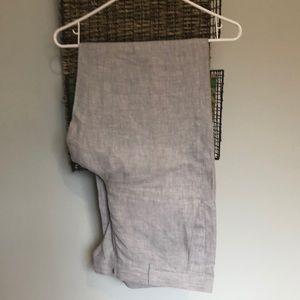 Murano gray linen trousers
